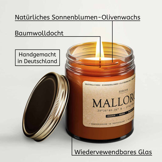Wassermann Sternzeichen Kerze - Alpenveilchen | Bergamotte